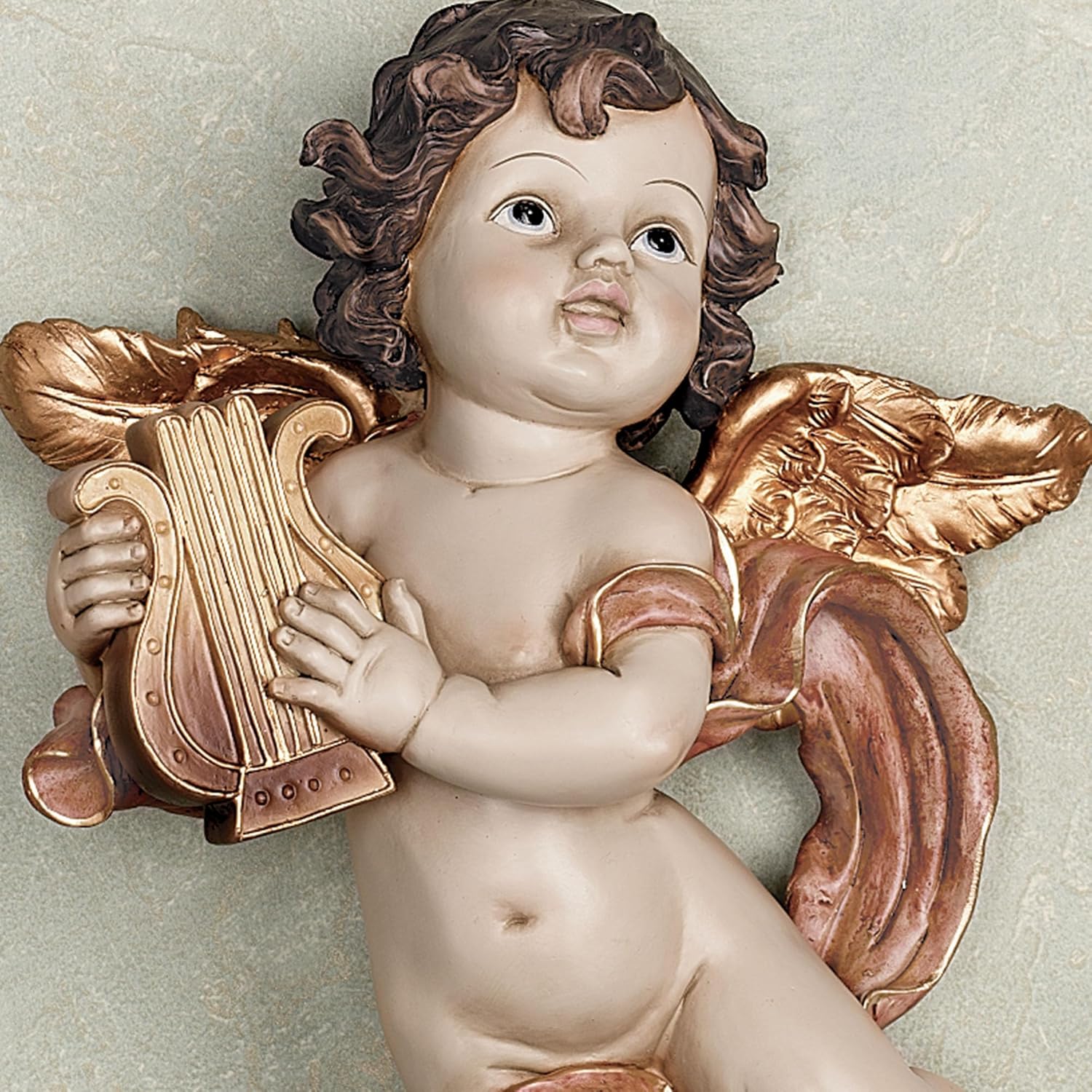 Dulcet Sounds Wall Plaque Set Gold Set of Two