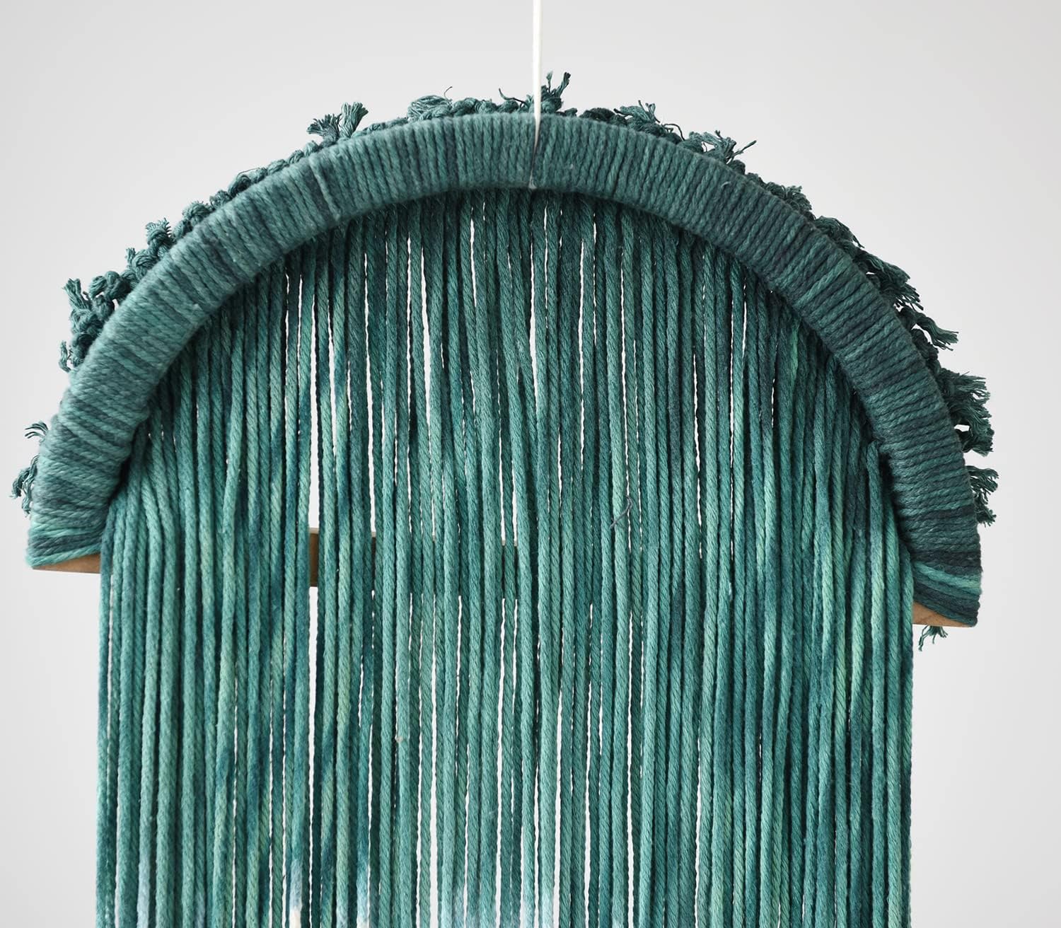 Flber Boho Macrame Wall Hanging Green Decor