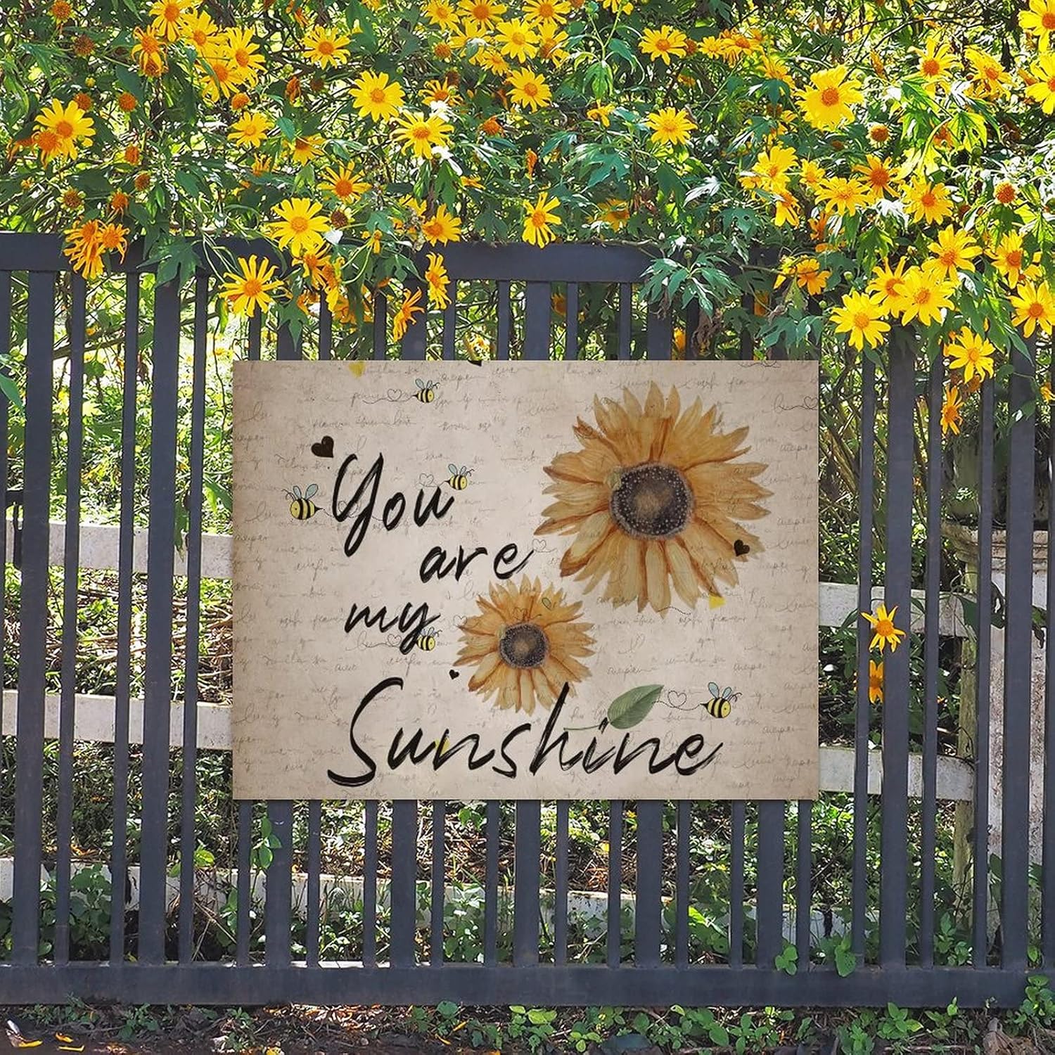 Vintage Farmhouse Wood Sign 18x24in Wall Art