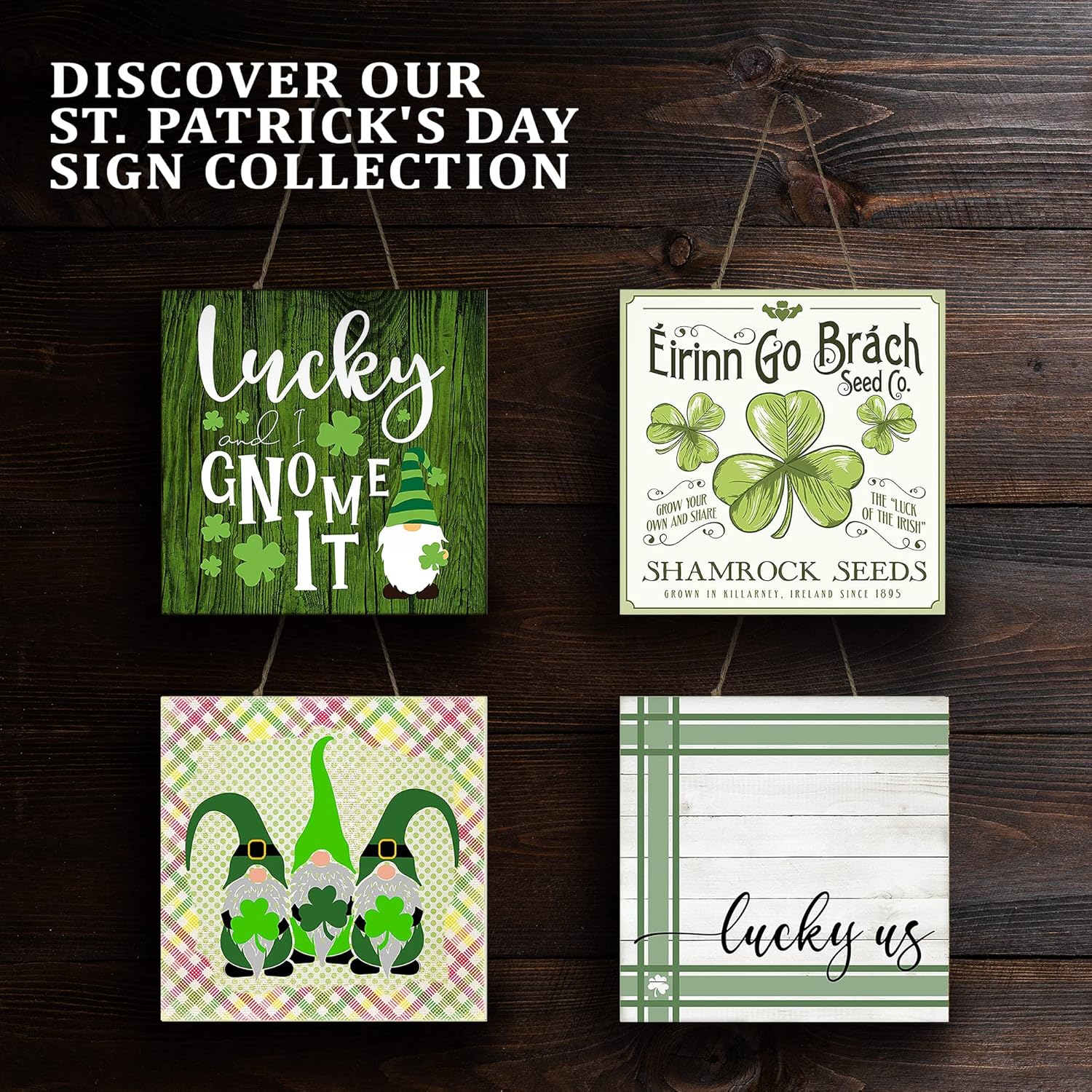 Twisted R Design St Patricks Day Wall Sign 5x5