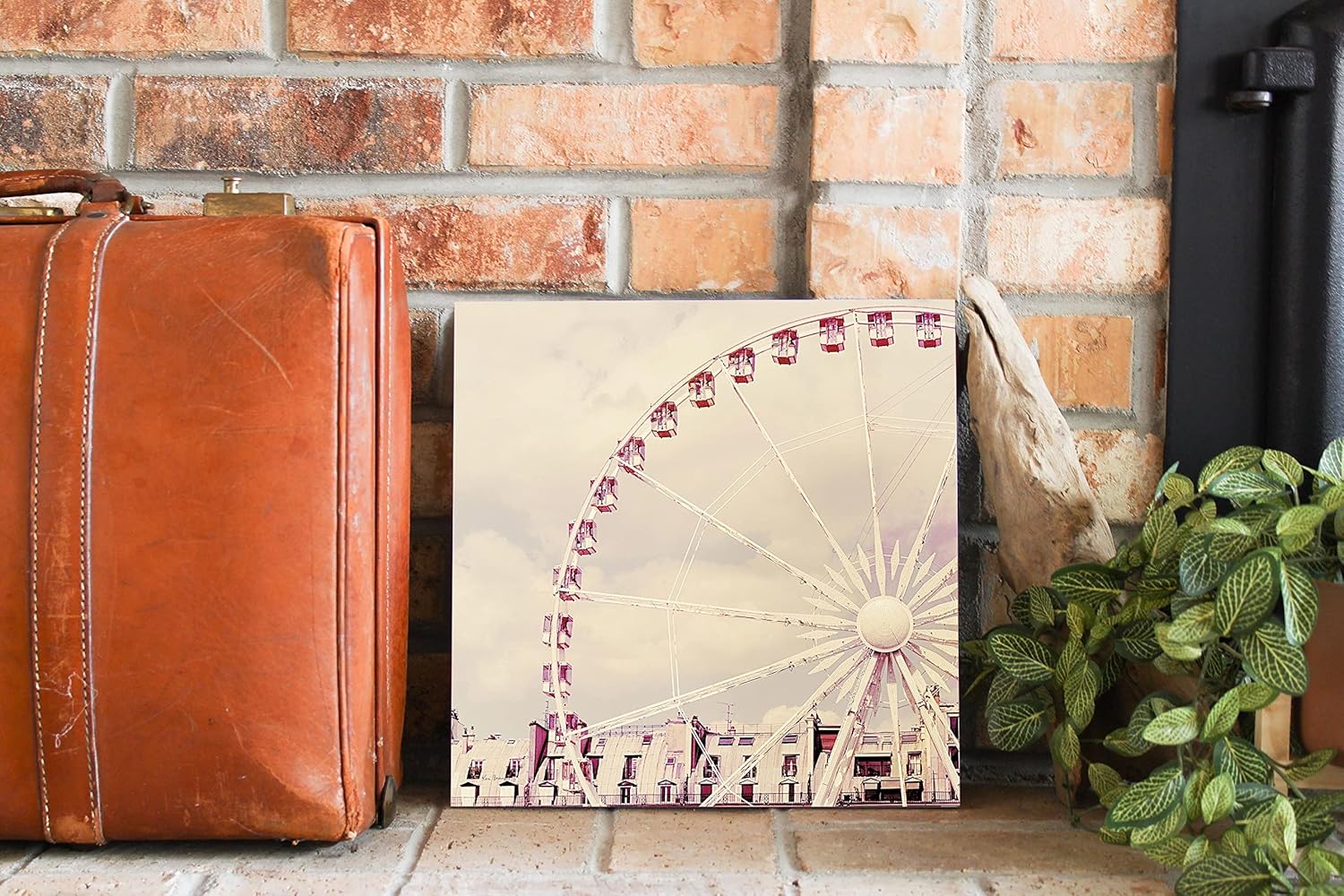Paris Parfait Wood Plaque 12x12 Wall Hanging