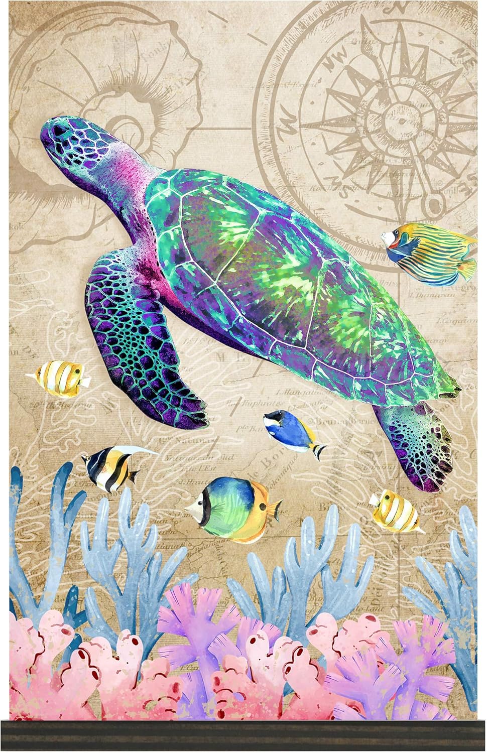 LifeSong Milestones Sea Turtle Wall Decor Hanging Sign 1